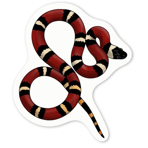 Milk snake decal stickers - 'milk, snake'
