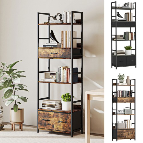 Tall bookcase with shelves - with,
