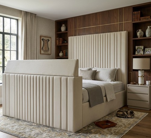 Ottoman panel bed - ottoman, frame