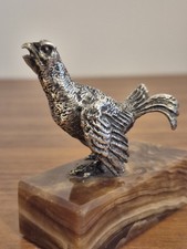 Vintage Solid Silver Italian made miniature Grouse Bird Hallmarked* Stunning!!