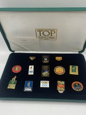 Atlanta '96 Olympic gifted box set of business sponsor pins, unused, rare find.