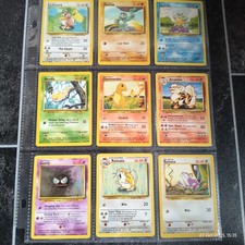 Pokemon TCG Mixied Bundle 18 Cards Original Base Set From 90's