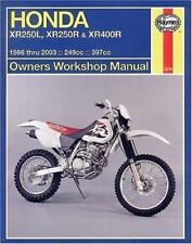 1986-2004 Honda XR250 XR400 R/L Haynes Repair Service Workshop Manual Book 0964