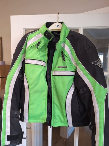 Sports green motorcycle - rk,