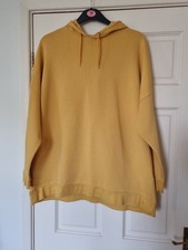 ASOS SZ LGE MUSTARD COL.HOODIE LOVELY COLOUR IDEAL FOR LAYERING