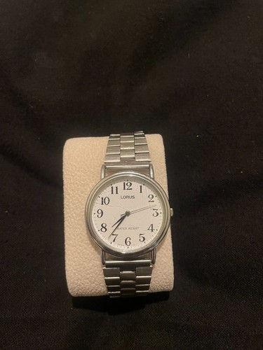 Lorus watch white - dial,, silver