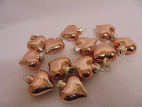Vintage set copper glass - set, 12