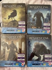 Resident Evil - 4x Blu Ray Steelbooks POPART Collection (Zavvi)