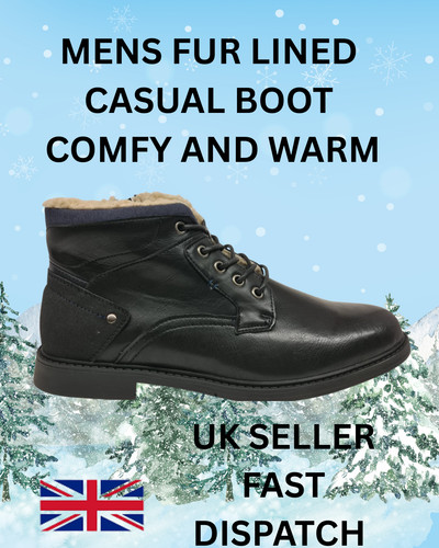 Mens fur lined leisure - fur,