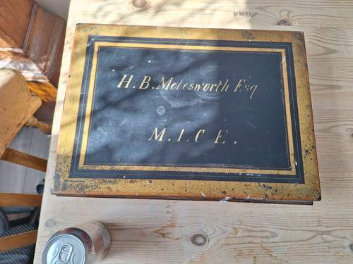 Aviation antique metal - , deed