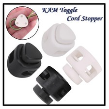 Cord Lock Stopper Toggle Clip Rope End Bean for Apparel Shoelace Sportswear