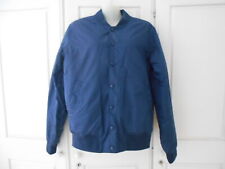 BNWOT Karssen Blue Bomber Style Jacket W/Back Tiger Visual/Wild Riders - S/UK10