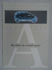 Mercedes A-Class Pre-launch Brochure 1997:1.4 litre, 1.6 litre, 1.7 litre diesel