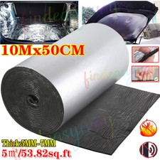 10M Sound Deadening Roll Car Van Heat Insulation 7mm-Thick Closed Cell Foam Mat