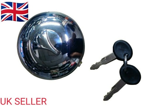 Chrome vintage locking - chrome, petrol