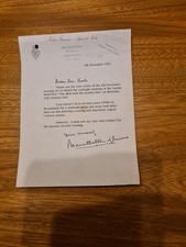 Louis Mountbatten, 1st Earl Mountbatten of Burma Signed Letter from 1974