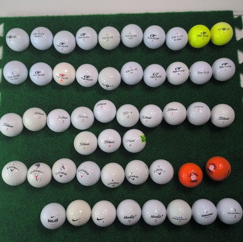Golf balls mixed lot - lot, 50