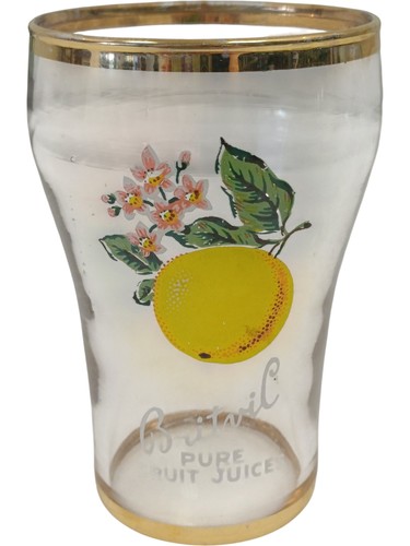 Vintage britvic glass fruit - britvic,