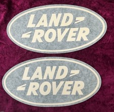 Vintage iconic oval logo Land