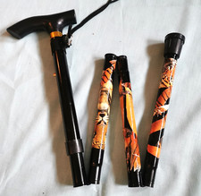 Folding walking cane. Unique