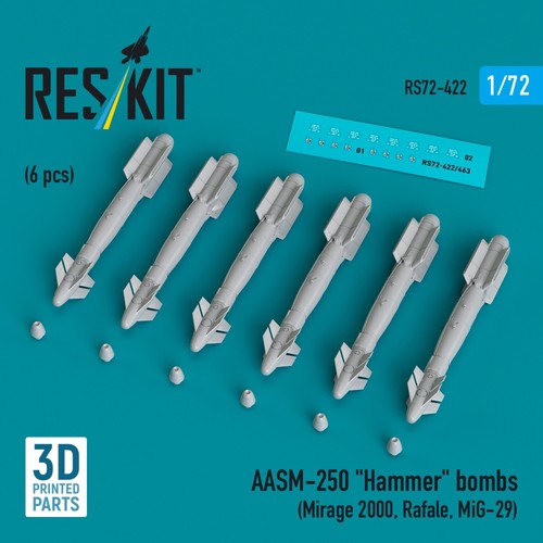 Aasm 250 hammer 6pcs - "hammer", (mirage