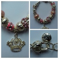 PANDORA SILVER MURANO STYLE