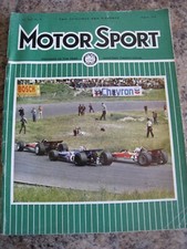 MOTOR SPORT MAGAZINE AUG 1969