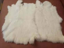 2X Real Rabbit Skin Hide Soft