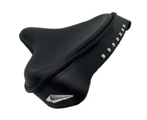 Solo seat harley - black, leather