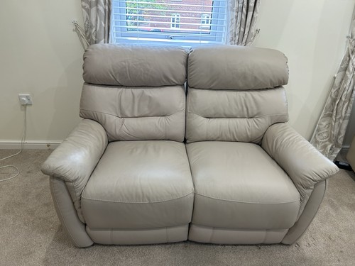 Beige leather electric - beige,