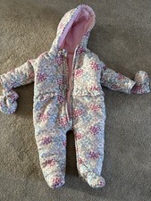 Snow Suit Pram Suit Girls 3-6