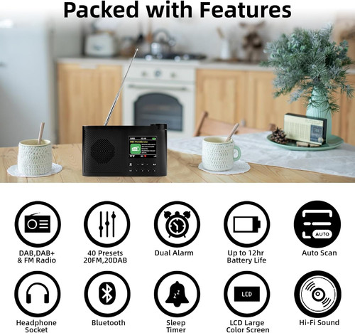 Dab portable digital radio - portable,