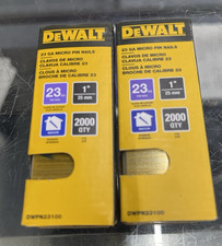 2X DEWALT DWPN23100 23 GA