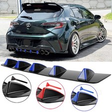 For Toyota Corolla SE LE XLE 33" Rear Diffuser Bumper Shark Fin Wing Spoiler Lip
