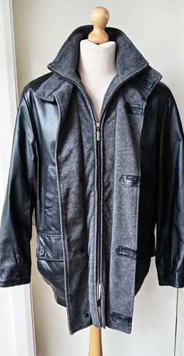 Feraud black leather - black, biker