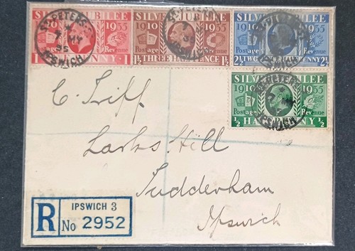 Fdc kgv silver jubilee - kgv,