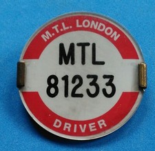 PSV/PCV BUS DRIVER BADGE -