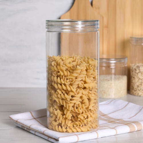 Storage jar round plastic - storage, food