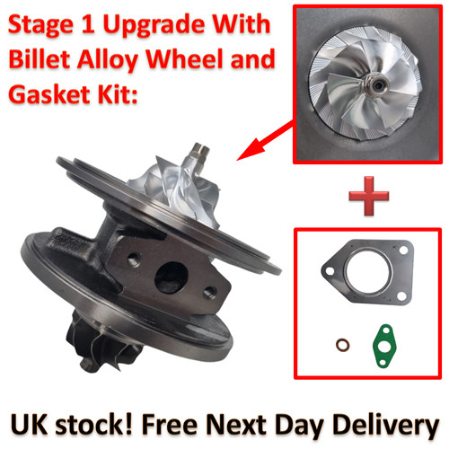 Upgrade turbocharger cartridge - turbocharger,