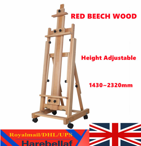 Large studio frame easel - large, h-frame