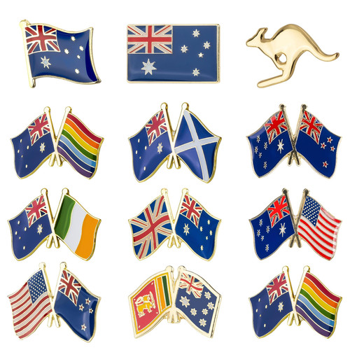 Australia flag pin badges - australia,