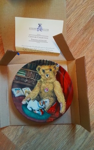 Steiff plate with - steiff, &