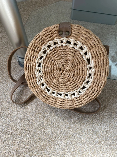 Boho bali bag round raffia - boho,