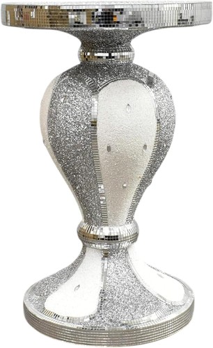 Silver white crushed - silver&white,
