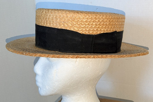 Vintage 1920s wormser boater - 1920s,