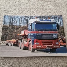 BUY 1 GET 1 FREE! GCS Johnson Ltd Heavy Haulage Low Loader DAF Lorry Photo      