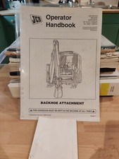 JCB Operator Handbook Backhoe