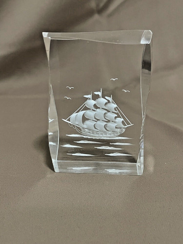 Vintage reverse carved lucite - reverse,
