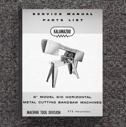 Service parts manual fits - service,