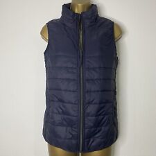 Ladies Gilet Size 10 Navy HARVEY & JONES Bnwot Lightweight Quilted